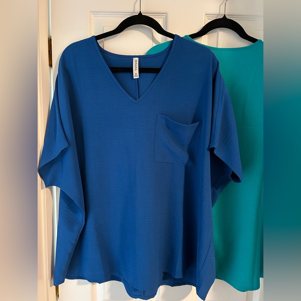 Zenana Airflow Tops- set of 2